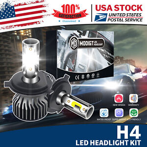 Set of 2 H4 9003 LED Headlight Kit High/Low Beam 6000K For Pontiac Vibe2003-2008