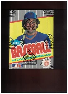 1989 Fleer Baseball Wachsbox versiegelt Griffey Jr. & Johnson Rookie? BBCE - Bild 1 von 2