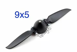 1 Set 9x5 Kunststoff Klappbare Propeller Baugruppe Aluminium Nabe (4 mm) US VERSAND VERKAUFEN - Bild 1 von 4