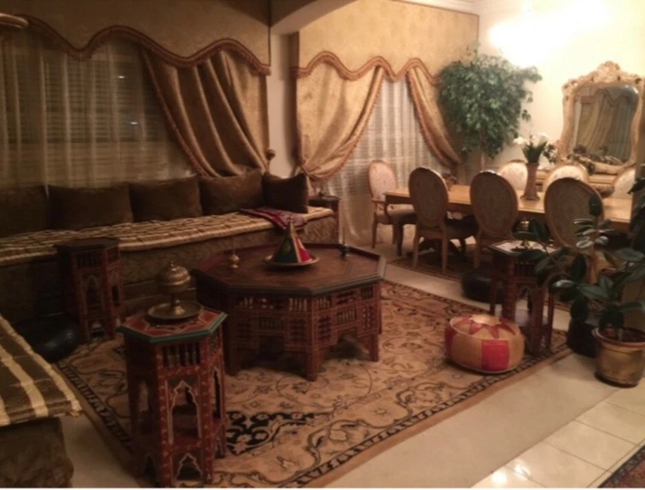 Марокканский стол ручной работы мухараби с ручной росписью - Изображение 1 из 4