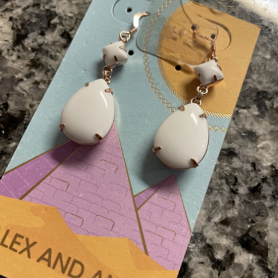 Pendiente Alex And Ani Birch Rowdrop dorado talla única Foto 1 de 3