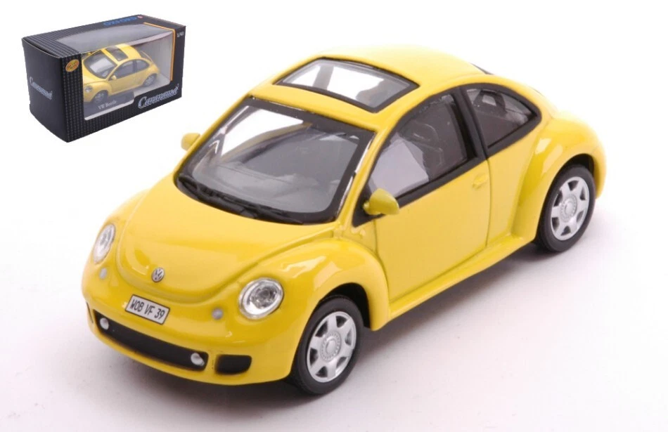Modellino auto scala 1:43 VW NEW BEETLE YELLOW modellismo collezione - Immagine 1 di 1