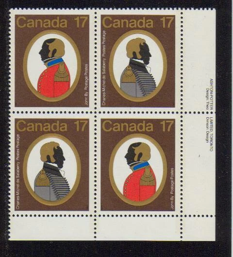 1979 Canada SC# 820a LR - Canadian Colonels - Plate Block M-NH Lot # 2912 - Image 1 of 1