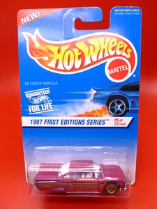 REDUCED Hot Wheels ERROR '59 Chevy Impala 1997 First Editions Series - Picture 1 of 4