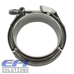 V-Band 4 Inch Male Female Flange With Quick Release Clamp "Stainless Steel" - Picture 1 of 5