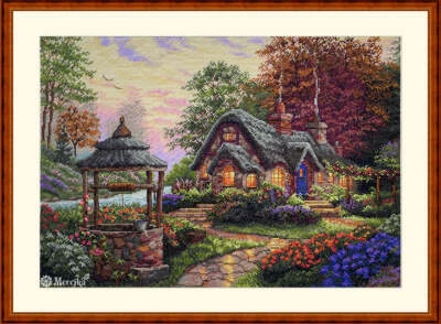 Merejka Counted Cross Stitch Kit Make a Wish Cottage K-212 - Image 1 of 4