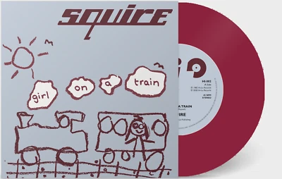 Squire - Girl On A Train  - Vinyl 7 inch MAGENTA - Image 1 of 2