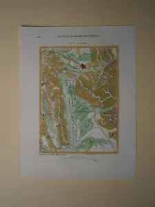 Italia: Arezzo y Valdichiana; mapa antiguo 1875. #77 - Imagen 1 de 1