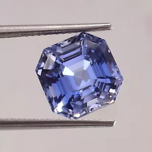 Piedra preciosa suelta corte ascher azul zafiro natural impecable de Ceilán 6x6 mm - Imagen 1 de 4