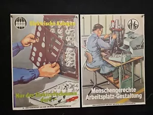 10 alte DIN A2 Plakate der BG zum Thema Unfallverhütung ca 50 - 80er Jahre #19 - Bild 1 von 5