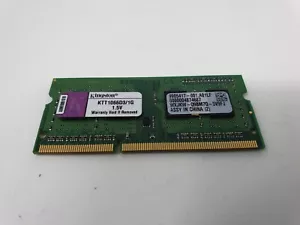 Toshiba Satellite Pro S500 RAM Memory 1GB DDR3 PC3 Kingston KTT1066D3/1G - Picture 1 of 8