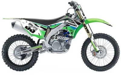 Kit gráfico de cubierta Effex 2016 Evo 13 de fábrica para Kawasaki KX 125 250 03-08 Foto 1 de 3