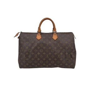 Authentic Louis Vuitton Vintage Canvas Monogram Speedy 40 Bag Satchel - Picture 1 of 6