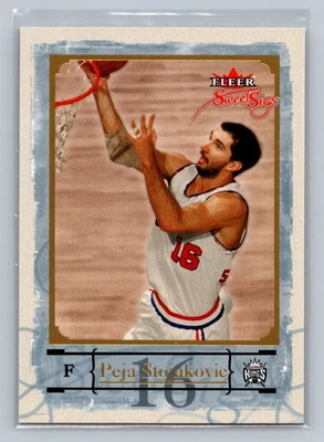 2004-05 Fleer Sweet Sigs Peja Stojakovic Gold #/99 #17 - Imagem 1 de 2