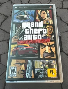 Grand Theft Auto Liberty City Stories Sony PSP Estuche Manual Mapa Obra de Arte SIN JUEGO - Imagen 1 de 3