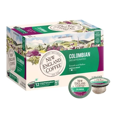 New England Coffee Medium Roast Single Serve Pods 100 Arabica 12 Count - Image 1 of 4