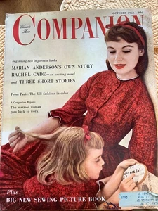 Woman's Home Companion Magazine - October 1956 Marian Anderson AUTOBIOGRAPHY - Picture 1 of 6