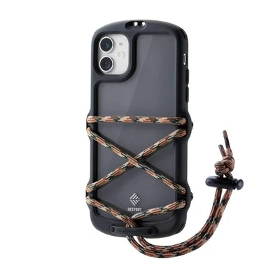 Funda iPhone 11 Exterior NESTOUT Fez & Camp con Correa Negra Foto 1 de 4