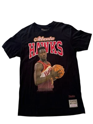 Camisa masculina Dominique Wilkins Atlanta Hawks Mitchell & Ness Hardwood Classics GG - Imagem 1 de 4