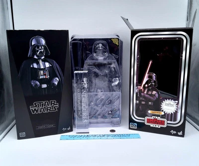 Boneco de ação Hot Toys MMS572 Star Wars 40th Darth Vader caixa de arte vazia 1/6  - Imagem 1 de 4