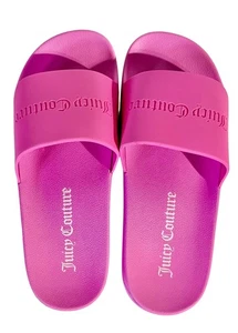 Sandali da donna Juicy Couture rosa caldo taglia US 9-10 (EU 40) regalo promozionale NUOVI - Foto 1 di 12