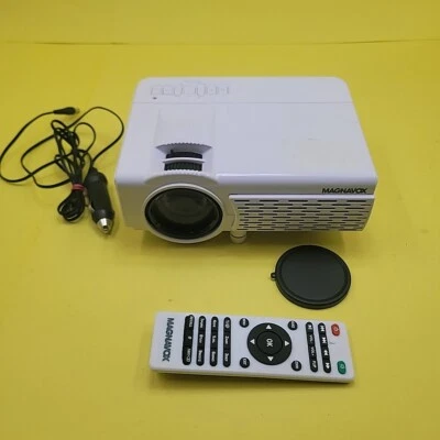 Magnavox MP601 1080p Home Theater Projector Bluetooth Wireless White 2018 parts - Image 1 of 4