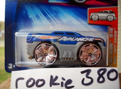 2004 Hot Wheels FIRST EDITIONS #26 ∞ BLINGS CHEVY AVALACHE ∞ rACE TEAM DECO'S - Image 1 of 3