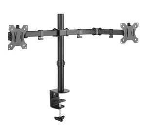 Dual Monitor Schwenkarm Tisch Halterung Doppel Halter 2x 8KG Office-414 bis 32" - Bild 1 von 8