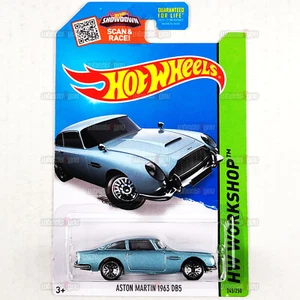  2015 Hot Wheels ASTON MARTIN 1963 DB5 #245 blau - HW Workshop - 1:64 Mattel CFM03 - Bild 1 von 2