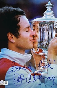 John McEnroe Signed Autographed 8x12 Photo Beckett Authenticated - Picture 1 of 1