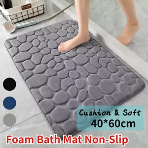 Tappetino da Bagno Super Assorbente Morbido Memory Foam Antiscivolo Bagno Doccia Tappeto - Foto 1 di 17