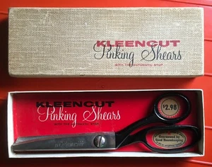 1960’s KLEENCUT PINKING SHEARS in box - Picture 1 of 13