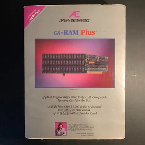 Applied Engineering GS-RAM Plus - Apple IIGS - 1MG Expandable - Full Box EX - Picture 1 of 17