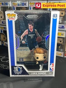NBA MAVERICKS LUKA DONCIC FUNKO POP TRADING CARDS PRIZM VINYL FIGURE #03 VAULTED - Picture 1 of 8