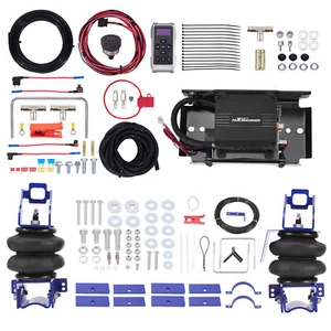 Air Suspension Kit + Wireless Air Shock Compressor Kit For Ford F-250 1999-2004 - Picture 1 of 26