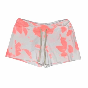 Sundry Peach White Tie Dye Shorts Athletic Swimsuit Cover Beach Drawstring XS /0 - Picture 1 of 3