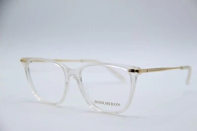 NUEVO MARCO DE GAFAS BOUCHERON BC00370 004 ORO TRANSPARENTE AUTÉNTICO 52-16 140 Foto 1 de 4