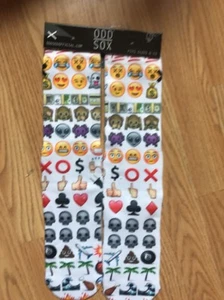 Odd Sox EMOJI Smiley Gesichter Herzen Palmen Aliens Herrensocken Größe 6 - 13 - Bild 1 von 2