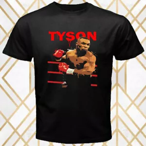 IRON Mike Tyson Boxing Legend Champion Uomo Nero Taglia S - 5XL - Foto 1 di 1