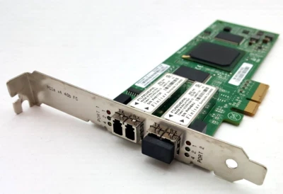 QLogic QLE2462 2-Port 4Gbps Fiber Channel Card High Profile PX2510401 - Image 1 of 4