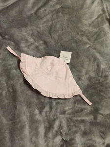 Girls Pink Jumping Beans bonnet style hat with chin strap size 2-4T - Picture 1 of 6