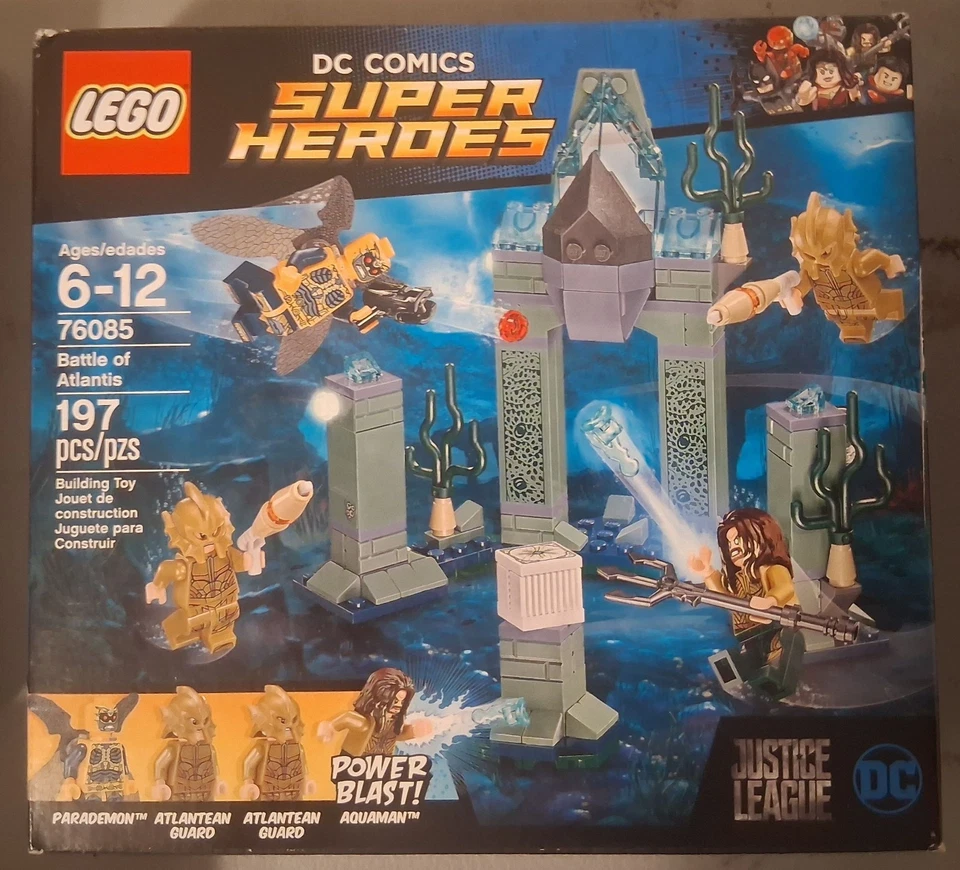 LEGO Super Heroes Set 76085 Aquaman Parademon Battle of Atlantis Retirado Nuevo Foto 1 de 1