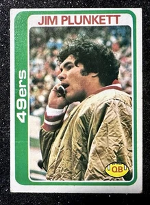 Tarjeta de fútbol americano 1978 Topps Jim Plunkett #104 New England Patriots (MVP ROY/SB) - Imagen 1 de 3