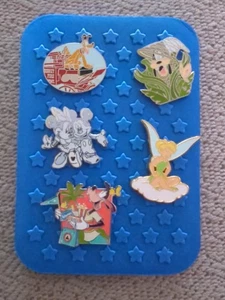 Disney Set Of 5 Pins, All Authentic, Board Not Included - Picture 1 of 1