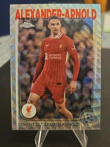 Trent Alexander-Arnold 2024-25 Topps Cromo UEFA Clubes Competiciones WaveRefractor - Imagen 1 de 6
