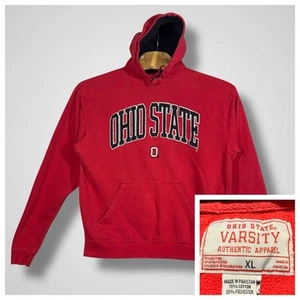 Ohio State Hoodie Mens XL Buckeyes Varsity Authentic Apparel Red Pullover - Picture 1 of 9
