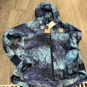 Nike ACG Olympic Team USA Windbreaker Jacket Blue Women’s Size: Large NWT - Picture 1 of 6