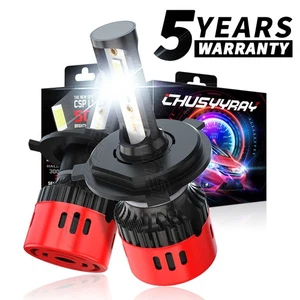 2x H4 6000K LED Headlight Bulbs for FOR HONDA CIVIC DEL SOL 1993-1997 Hi/Lo Beam - Picture 1 of 11