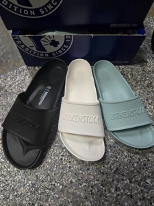 Sandalias Birkenstock Barbados Ajuste Regular Goma EVA Piscina Agua Chanclas NUEVAS - Imagen 1 de 20