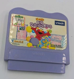 Vtech V.Smile Elmo's Big Discoveries Game Cartridge - Picture 1 of 2